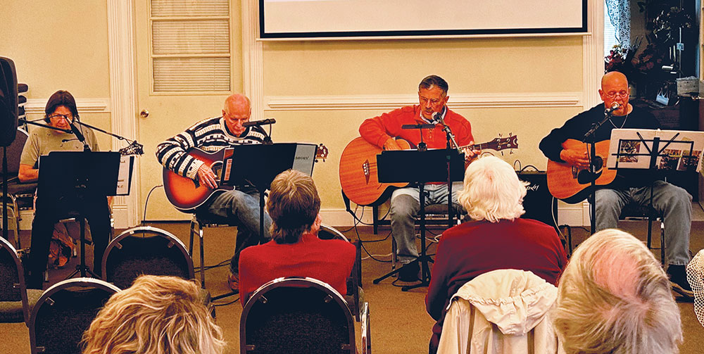 Musicians perform at Clarksbury Church