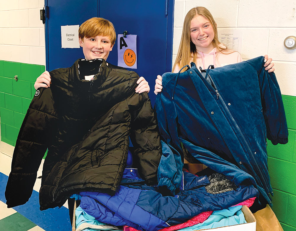 Ware Academy NJHS sponsored a coat drive